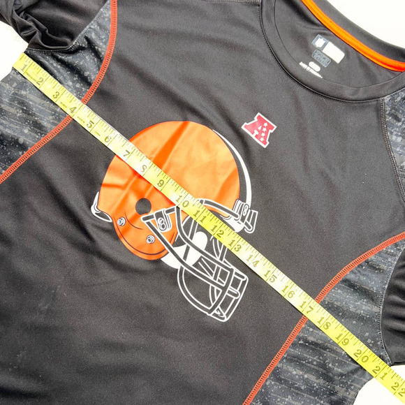 NFL Cleveland Browns Brown Long Sleeve TX3 Cool Athletic Top- L - Picture 7 of 11